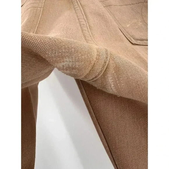 VINTAGE FARAH ULTRA STRETCH KHAKI BROWN JEAN MEASURES 30"W X 27"L - Picture 6 of 7